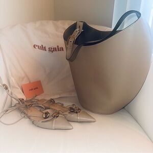 Cult Gaia Tan Shoulder Bag
